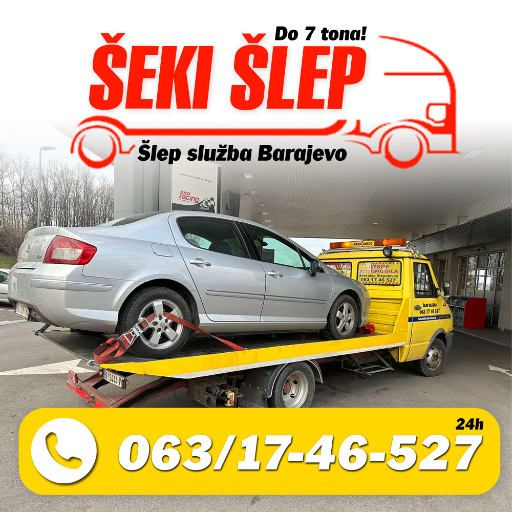 Šlep služba Barajevo – Šeki (Pomoć na putu Barajevo)