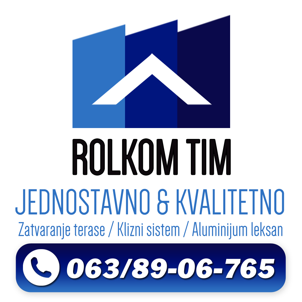 Zatvaranje terase Beograd – ROLKOM TIM (Klizni sistem – Aluminijum leksan)