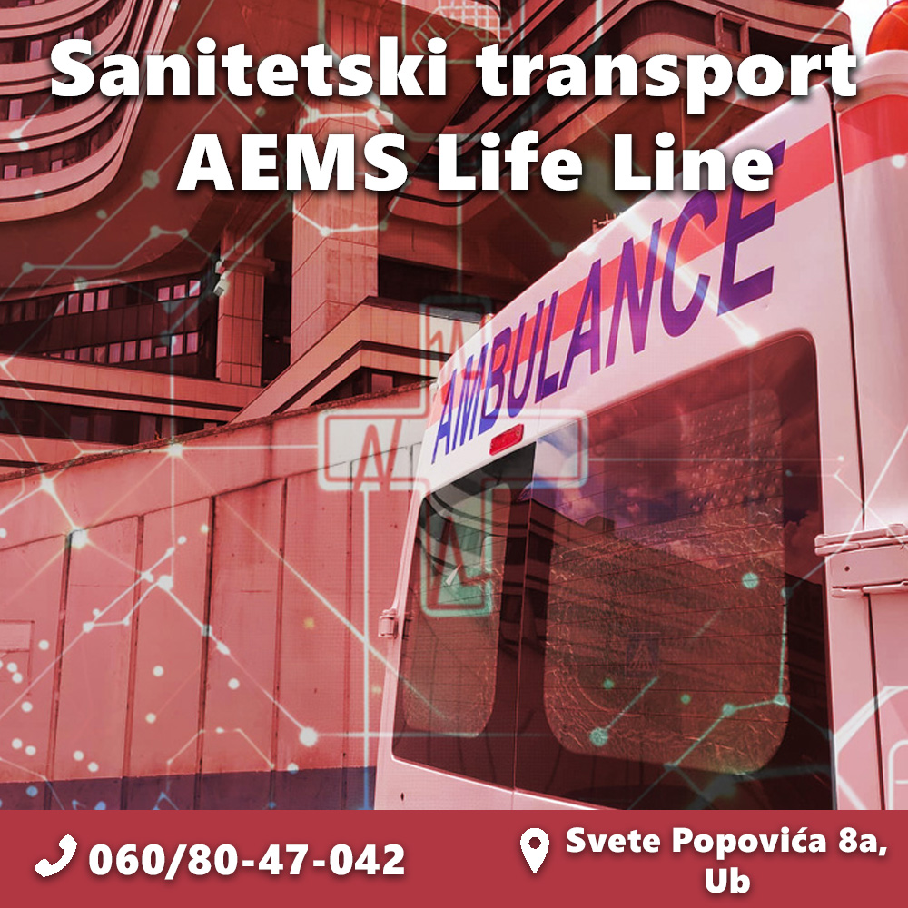 Sanitetski transport pacijenata Beograd – AEMS Life Line