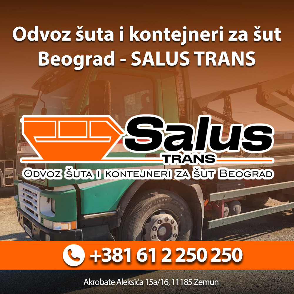 Odvoz šuta i kontejneri za šut Beograd – SALUS TRANS