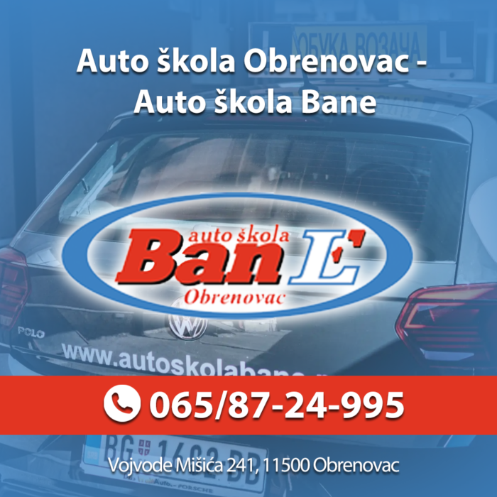 Auto škola Obrenovac – Auto škola Bane