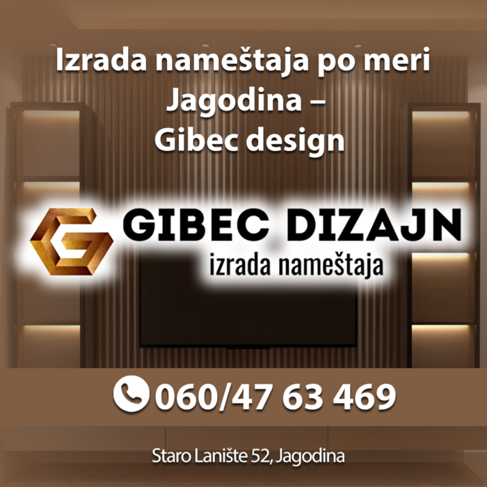 Izrada nameštaja po meri Jagodina Srbija – Gibec design