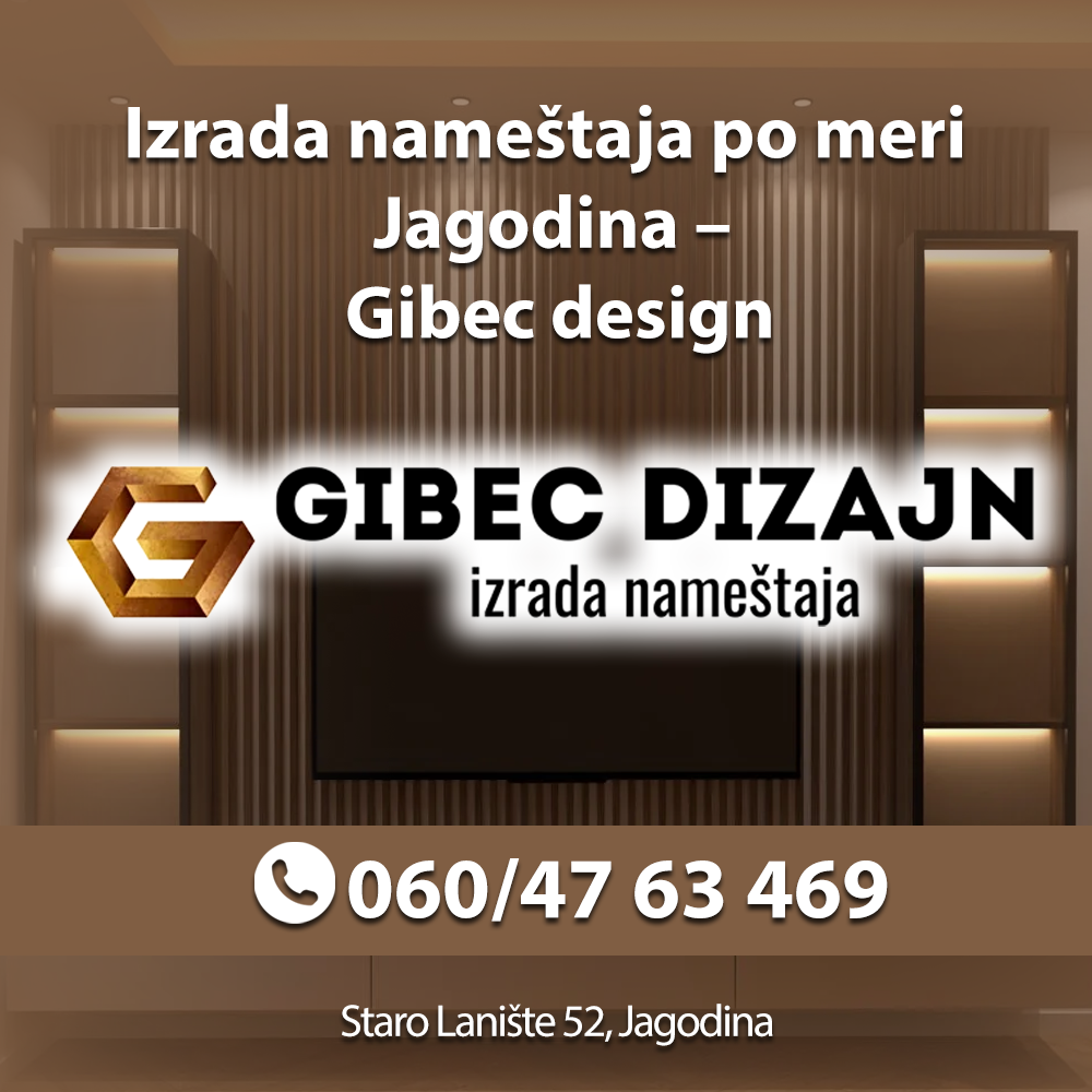 Izrada nameštaja po meri Jagodina Srbija – Gibec design