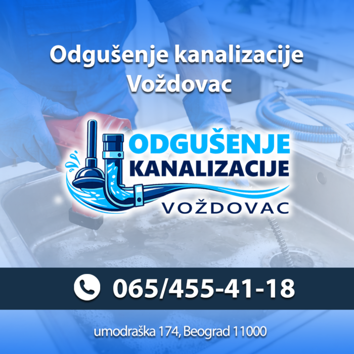 Odgušenje kanalizacije Voždovac