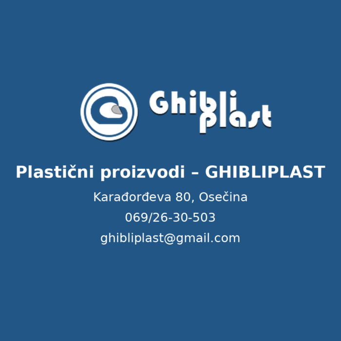 Plastični proizvodi – GHIBLIPLAST