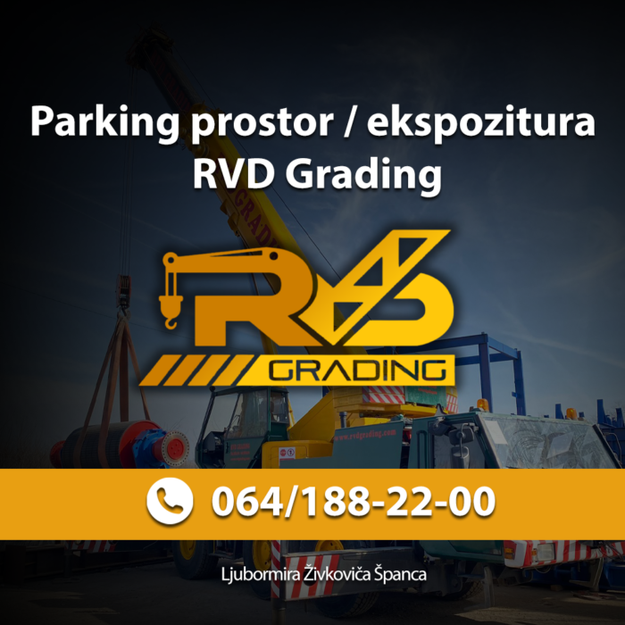 Parking prostor / ekspozitura RVD Grading
