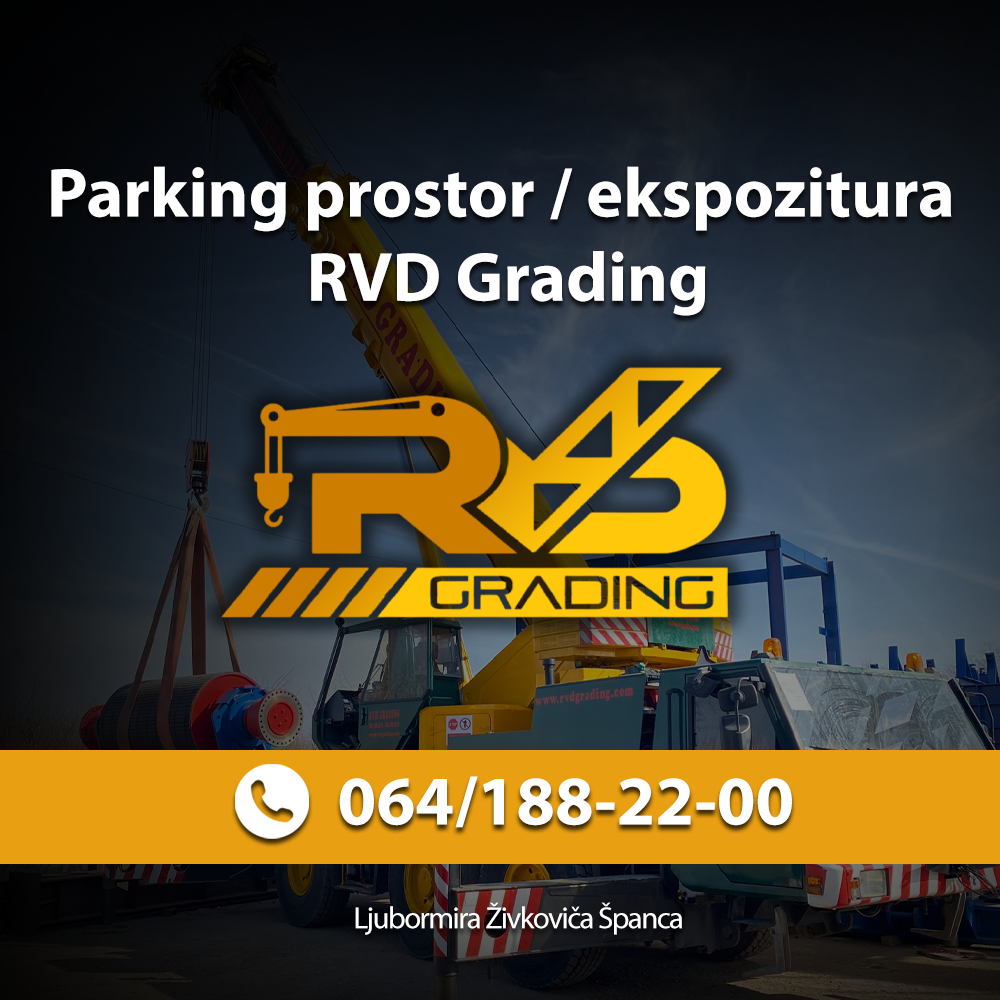 Parking prostor / ekspozitura RVD Grading