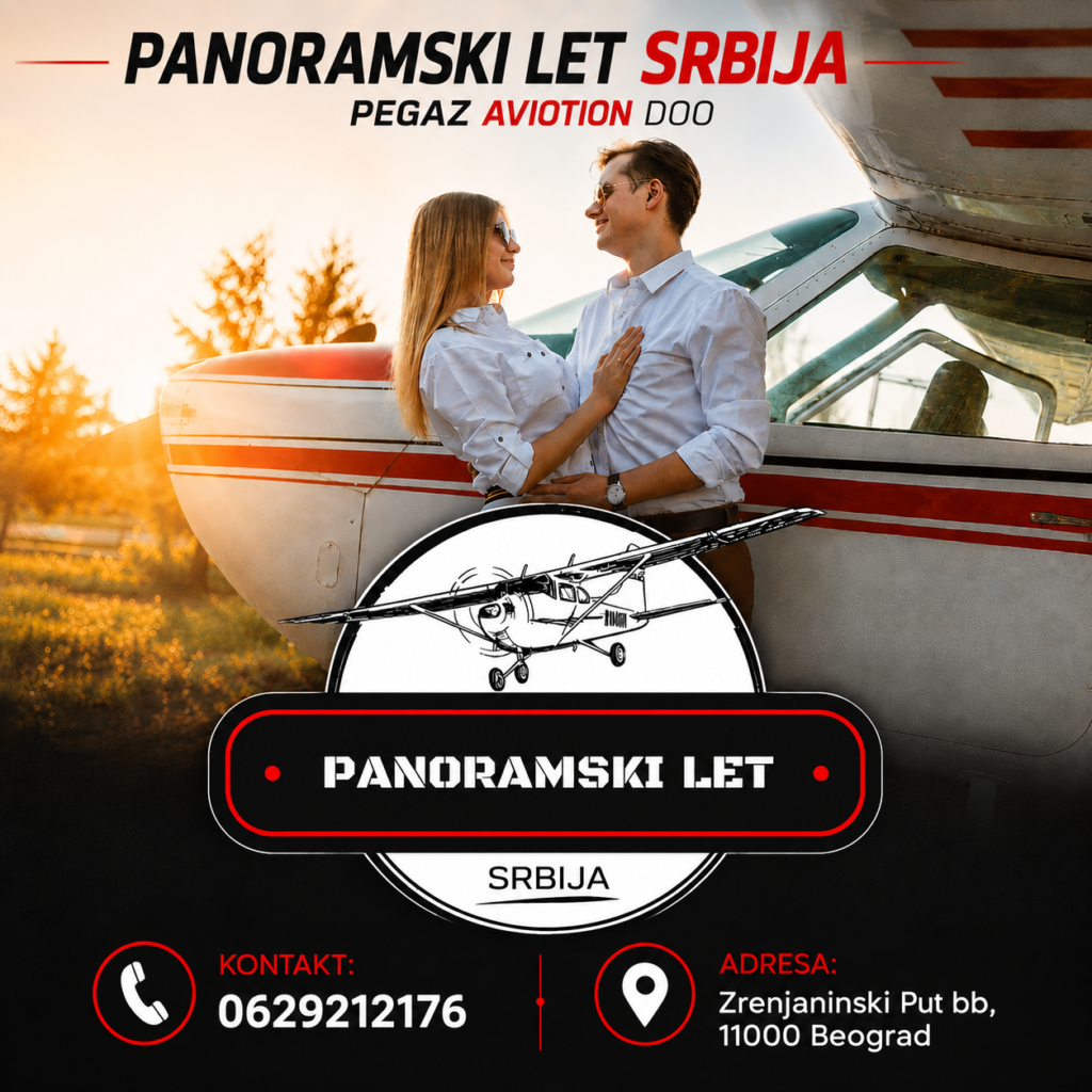 Panoramski let Srbija – Pegaz aviation doo