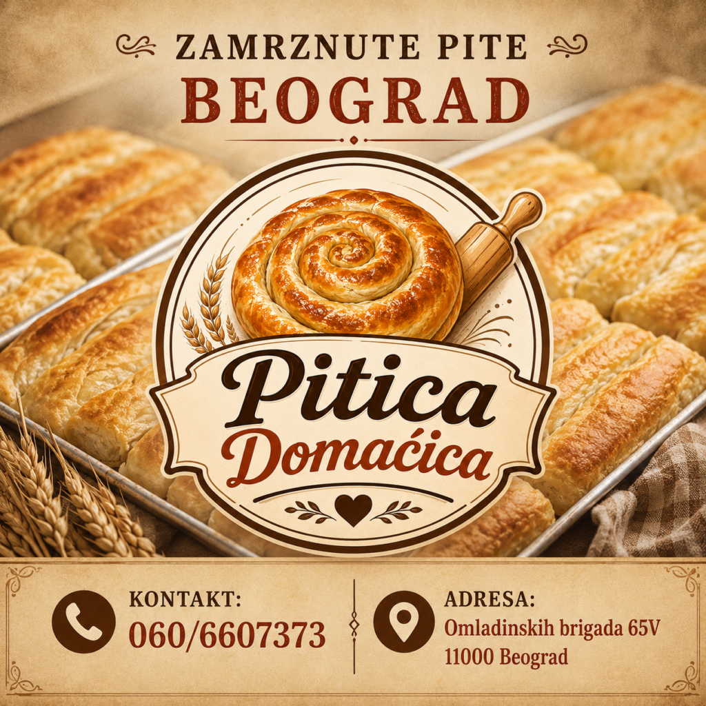 Zamrznute pite Beograd – Pitica Domaćica