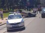 Prevrnut automobil u Požeškoj kod Doma zdravlja