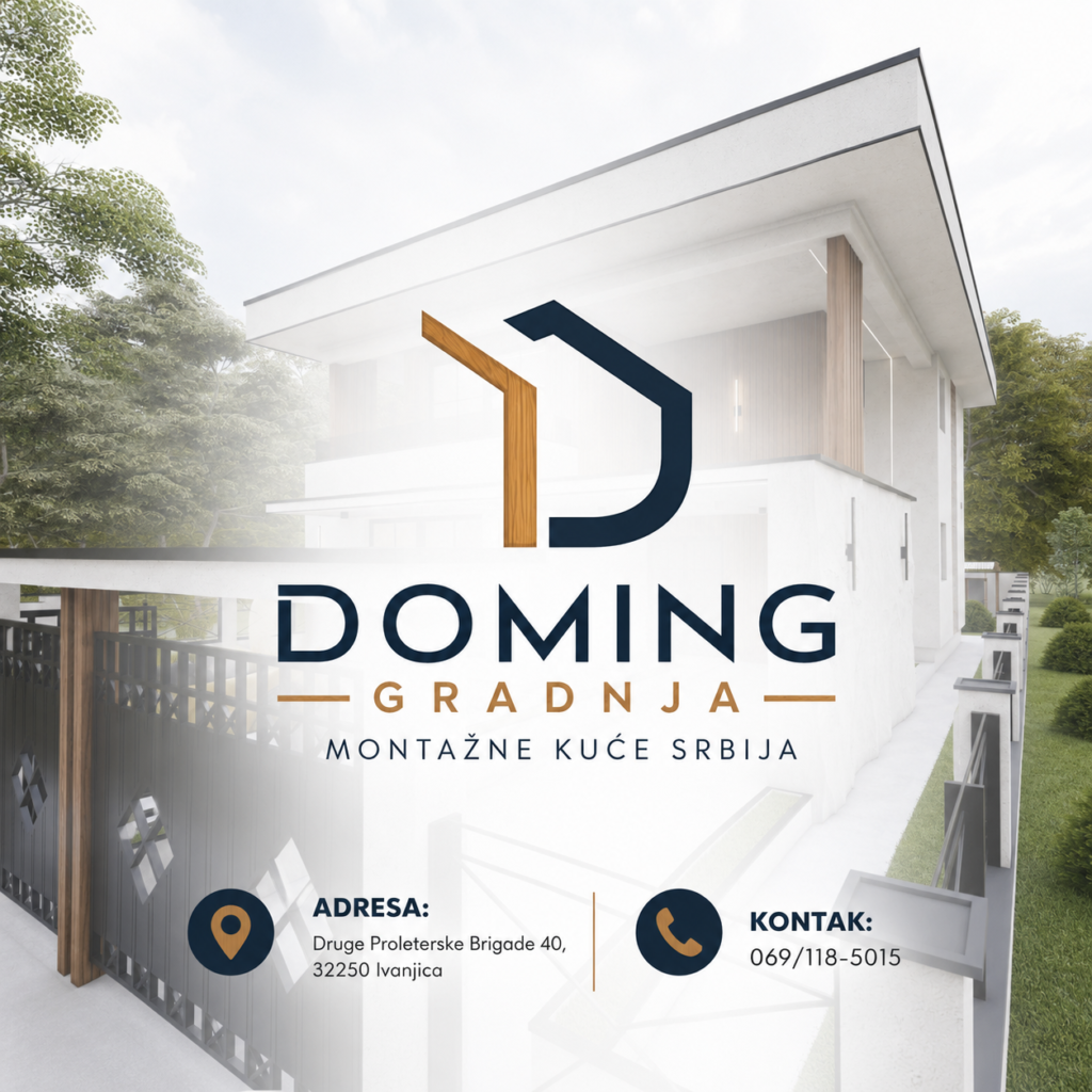 Montažne kuće Srbija – Doming gradnja