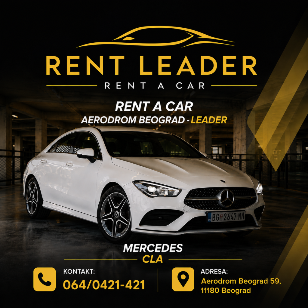 Rent a car Aerodrom Beograd – Leader