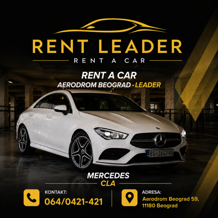 Rent a car Aerodrom Beograd – Leader